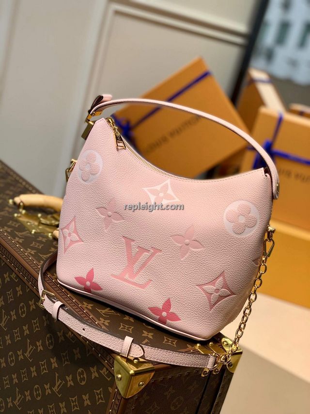 LOUIS VUITTON-M45697 루이비통 핑크 모노그램 앙프렝뜨 마시멜로우 호보 백