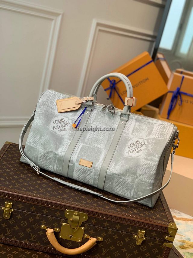 LOUIS VUITTON-N50069 루이비통 스톤 그레이 다미에 솔트 키폴 반둘리에 50