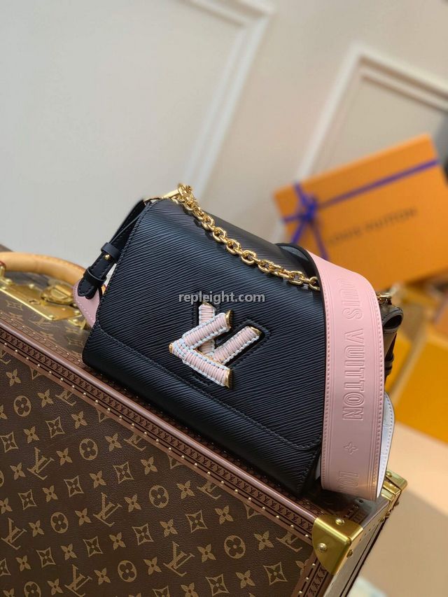 LOUIS VUITTON-M57667 루이비통 모노그램 느와르 트위스트 MM