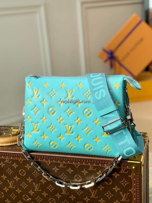 LOUIS VUITTON-M58627 루이비통 민트그린 모노그램 송아지 가죽 쿠상 PM