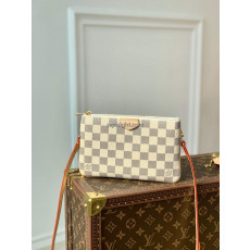 LOUIS VUITTON-N60460 루이비통 다미에 아주르 더블 집 포쉐트