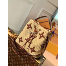 LOUIS VUITTON-M57704 루이비통 모노그램 자이언트 네오노에MM 라피아 숄더백