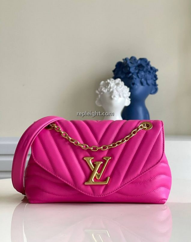 LOUIS VUITTON-M58553 루이비통 아가트 핑크 LV 뉴 웨이브 체인 백