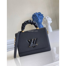 LOUIS VUITTON-M58688 루이비통 블랙 토뤼옹 가죽 트위스트 MM