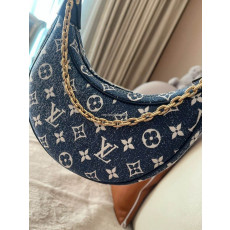 LOUIS VUITTON-M81166 루이비통 네이비 모노그램 데님 루프