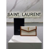 SAINT LAURENT-565739 생 로랑 내추럴 베이지 캔버스 업타운 파우치