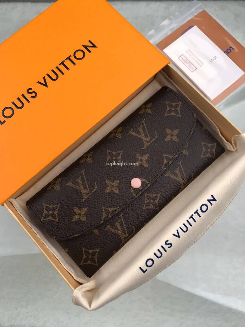 LOUIS VUITTON-M61289 루이비통 모노그램 에밀리 월릿 Rose Ballerine