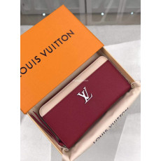 LOUIS VUITTON-M63816 루이비통 Lie De Vin Etain Creme 송아지 가죽 지피 락미 월릿