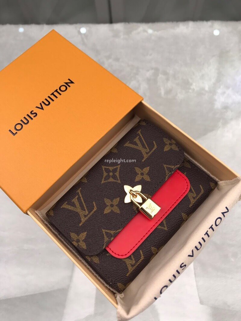 LOUIS VUITTON-M62567 루이비통 모노그램 코클리코 플라워 컴팩트 월릿