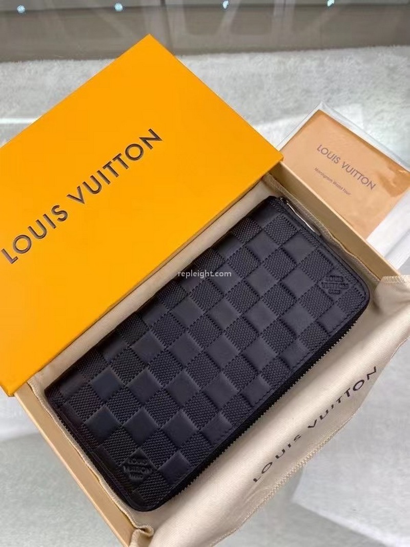 LOUIS VUITTON-N63548 루이비통 다미에 인피니티 오닉스 지피 월릿 버티컬