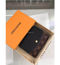 LOUIS VUITTON-N60044 루이비통 다미에 노르망디 콤팩트 월릿 블랙