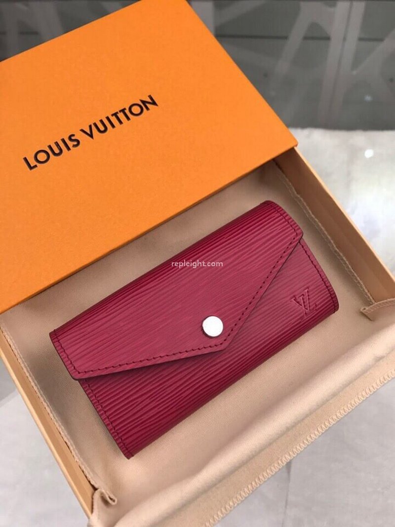 LOUIS VUITTON-M56246 루이비통 에삐 레더 푸시아 키 파우치