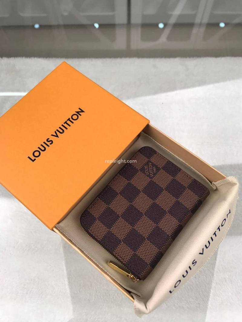 LOUIS VUITTON-N63070 루이비통 다미에 에벤 지피 코인 퍼스