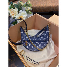 LOUIS VUITTON-M81166 루이비통 네이비 모노그램 데님 루프