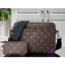 LOUIS VUITTON-M46266 루이비통 모노그램 마카사르 트리오 메신저