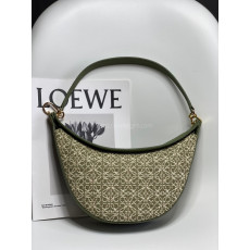 로에베 - LOEWE - Anagram jacquard 클래식 송아지 가죽 Small LOEWE 루나 백