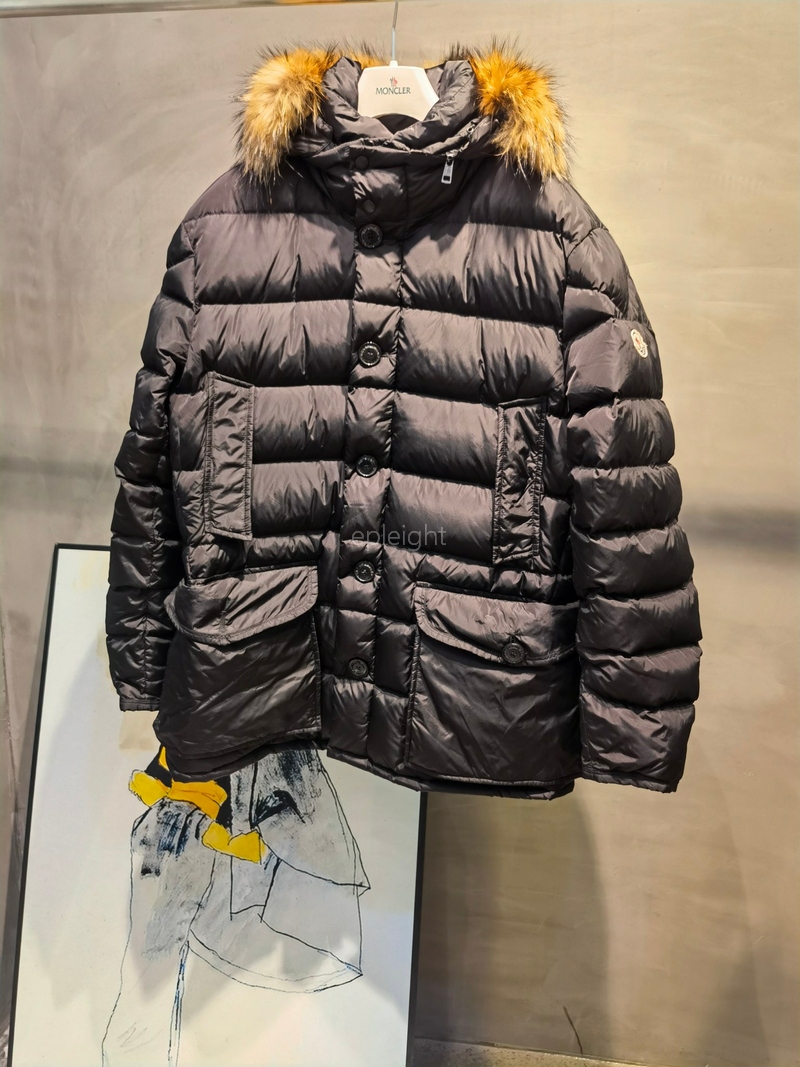 몽클레어-MONCLER-Cluny 남성 롱 다운 재킷