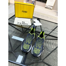 FENDI- 펜디 7E1504AKX3F1IXP 플로우 블루 메쉬 러닝 스니커즈