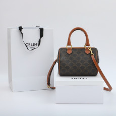 CELINE-197582CAS.04LU TRIOMPHE 캔버스 SMALL BOSTON