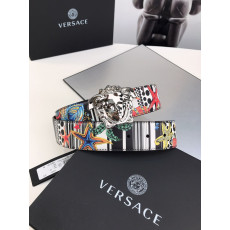 Versace- Tr é sor 리버서블 가족 벨트 4.0CM (2)