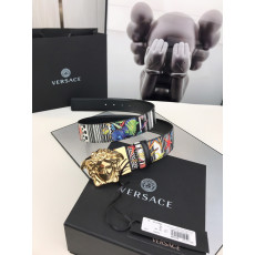 Versace- Tr é sor 리버서블 가족 벨트 4.0CM (1)