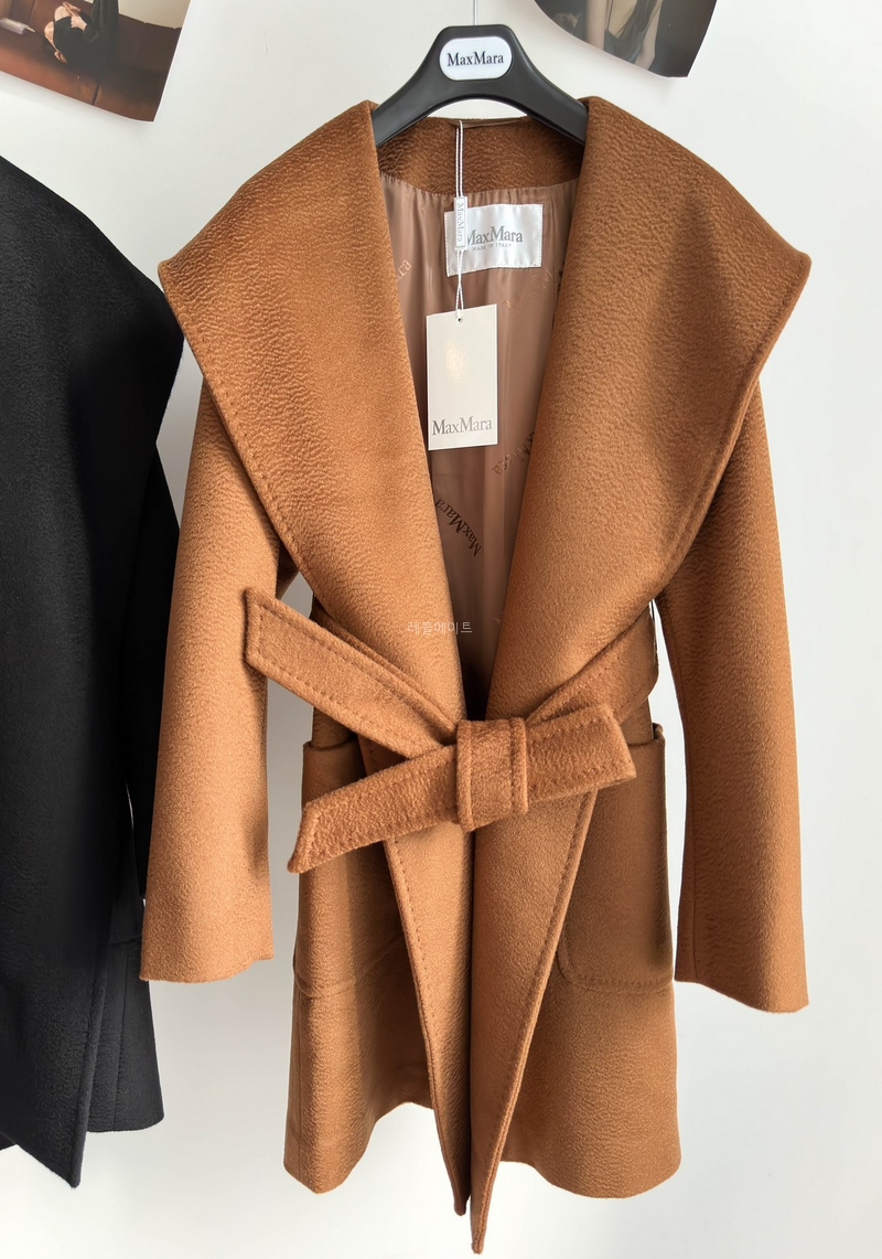 막스마라-MAXMARA 1016183306001 - RIALTO- RIALTO - Camel colour robe coat