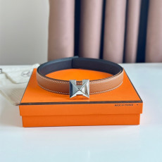 에르메스-HERMES H BUCKLE & REVERSIBLE LEATHER STRAP-4 24MM