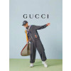 GUCCI - 구찌 ‎752187 XJFQV 1043 웹(WEB) 코튼 저지 후드 재킷