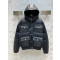 NEW~coco neige Leather Down Jacket