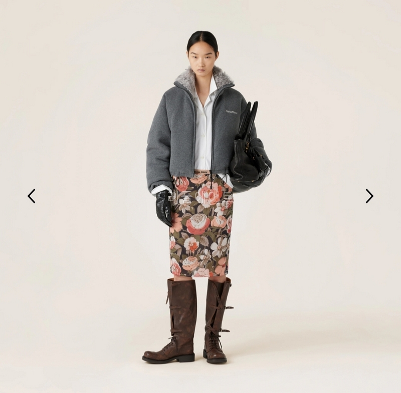 MIUMIU - 미우미우 ML1147_151T_F0031_S_OOO Fleece Down Jacket