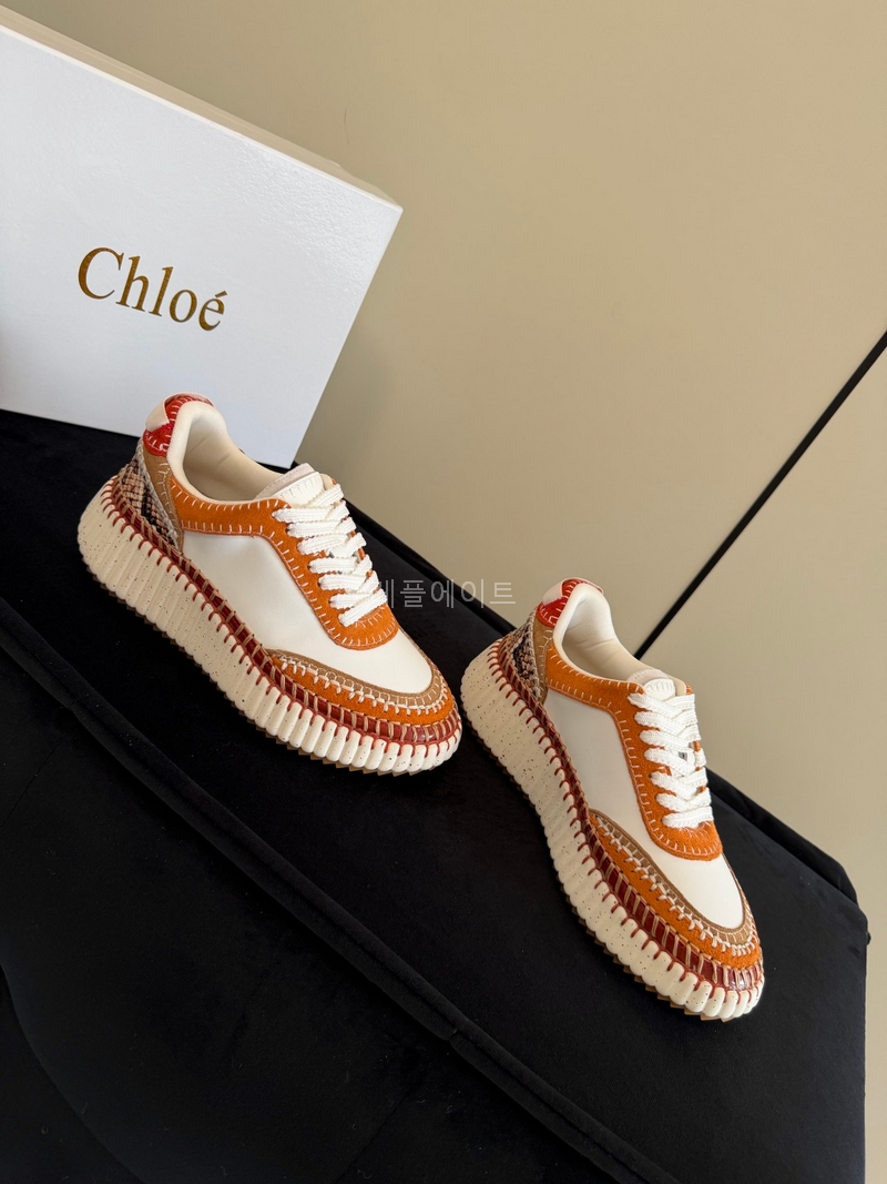 CHLOE-끌로에 나마 웨지 스니커즈(KD295)