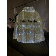 몽클레어-MONCLER Palm Angels MAYA 70 Down Jacket Puffer LED Light Glow Bright White 3-M-L