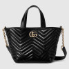 GUCCI-구찌 847386 AAFA1 1000 블랙 GG 마몽 스몰 토트백