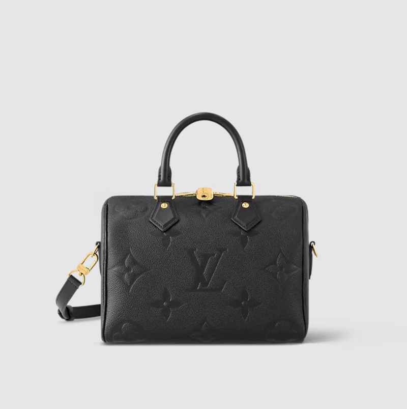 LOUIS VUITTON-루이비통 M58951 블랙 모노그램 앙프렝뜨 스피디 반둘리에 25