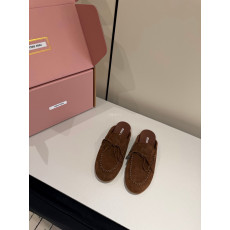MIUMIU - 미우미우 5R604E_054_F0324_F_005 Suede Deck mules