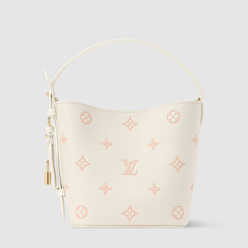 LOUIS VUITTON-루이비통 M28315 모노그램 앙프렝뜨 가죽 올 인 BB 밀키 화이트&핑크