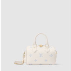 LOUIS VUITTON-루이비통 M28314 모노그램 앙프렝뜨스피디 반둘리에 20 밀키화이트&블루