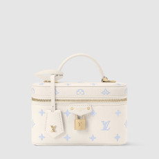 LOUIS VUITTON-루이비통 M27744 모노그램 앙프렝뜨 베니티 체인 파우치 밀키화이트&블루