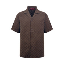GUCCI - 구찌 794907 ZAM7G 2063 GG 캔버스 리넨 블렌드 볼링 셔츠
