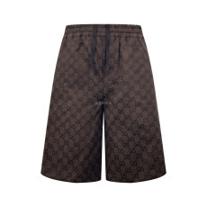 GUCCI - 구찌 810782 ZAM7G 2063 GG 캔버스 리넨 블렌드 쇼츠