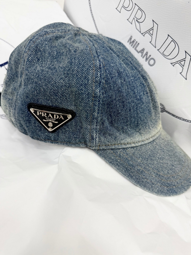 PARADA-프라다 Denim baseball cap | REVERSIBLE