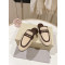 브루넬로 쿠치넬리 Brunello Cucinelli  261MZQ9C3212 테크노 라피아 가죽 뮬