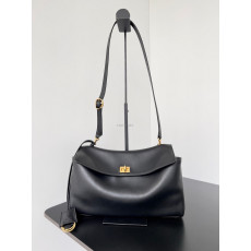 발런시아가 BALENCIAGA 7897722AA4V1000 여성 로데오 핸드백 미디엄 블랙