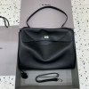 발런시아가 BALENCIAGA 7897722AA4U1000 여성 로데오 핸드백 라지 블랙